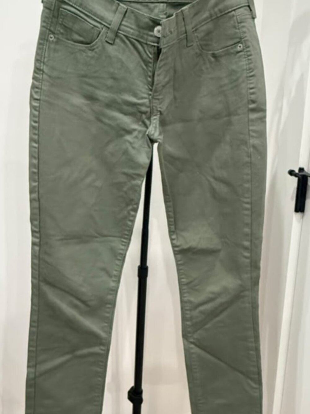 Old Navy Womens Olive Green The Sweetheart Mid Rise Straight Leg Pants